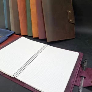 Deri not defteri kılıfı