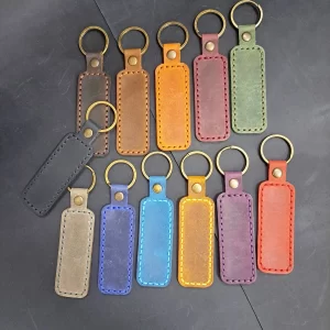 Deri standart anahtarlık