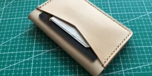 bedava 3 bölmeli deri kartlık şablonu indir