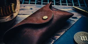 Ücretsiz deri gözlük kılıfı şablonu