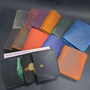 bozuk para bölmeli erkek cüzdanı