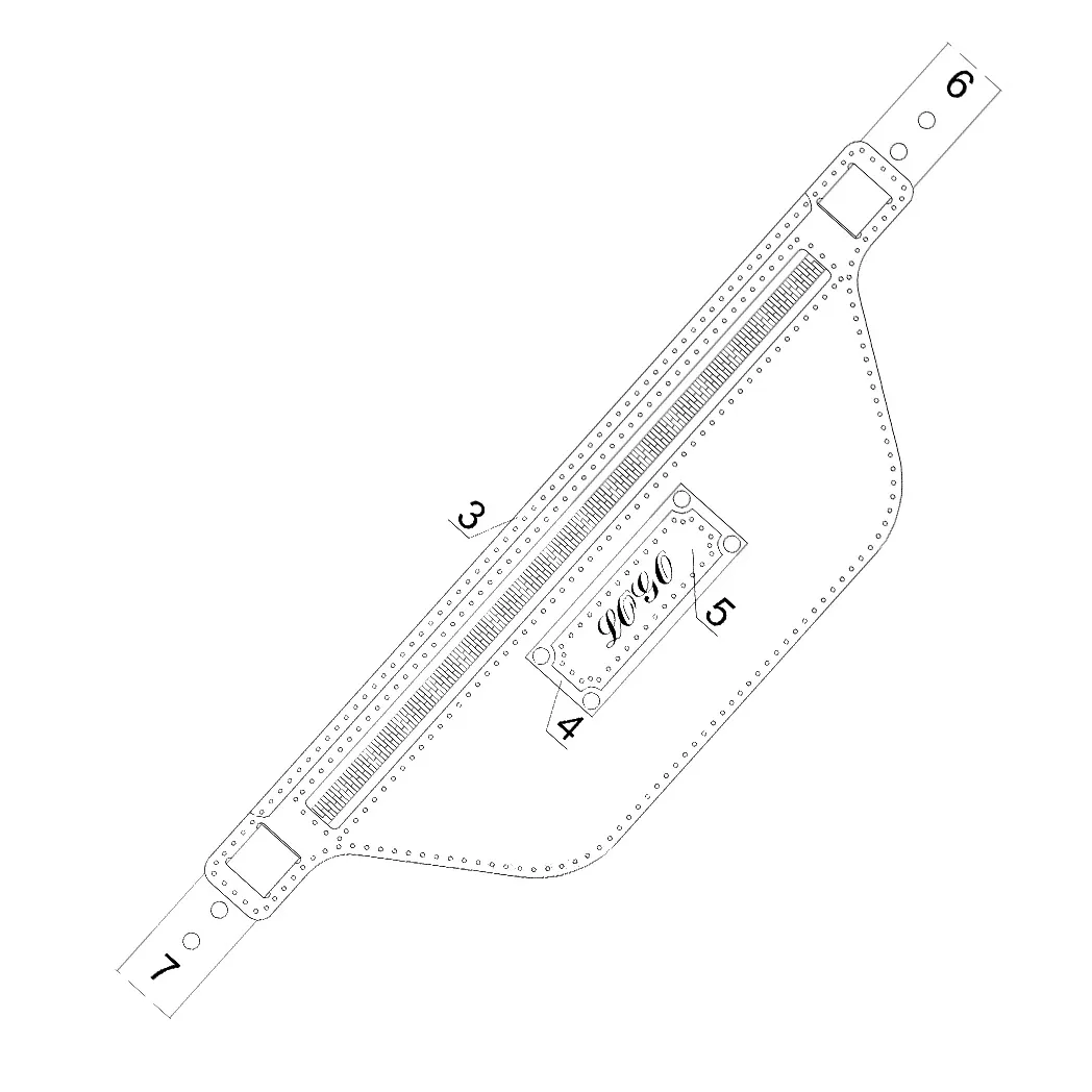 Deri bel çantası şablonu